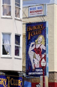 Etats-Unis, Californie, San Francisco, le quartier chaud de Broadway dans le quartier de North Beach