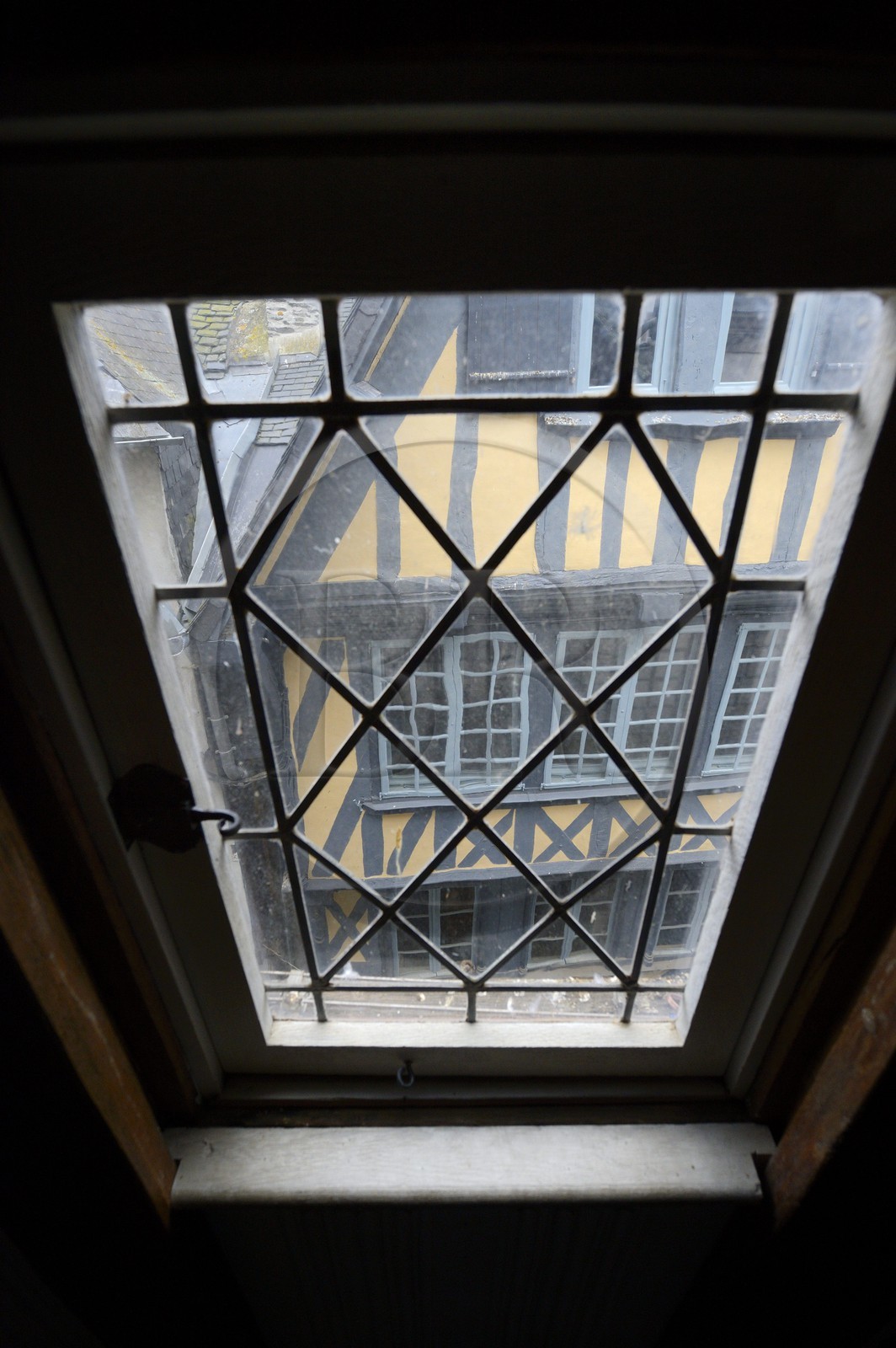 France, Finistère (29), Morlaix, le musée de Morlaix, maison à pans de bois du XVIème siècle dite Maison à lanterne ou à pondalez