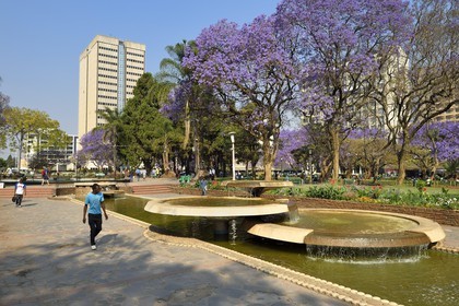 Zimbabwe, Harare, African Unity Square (anciennement Cecil Square)