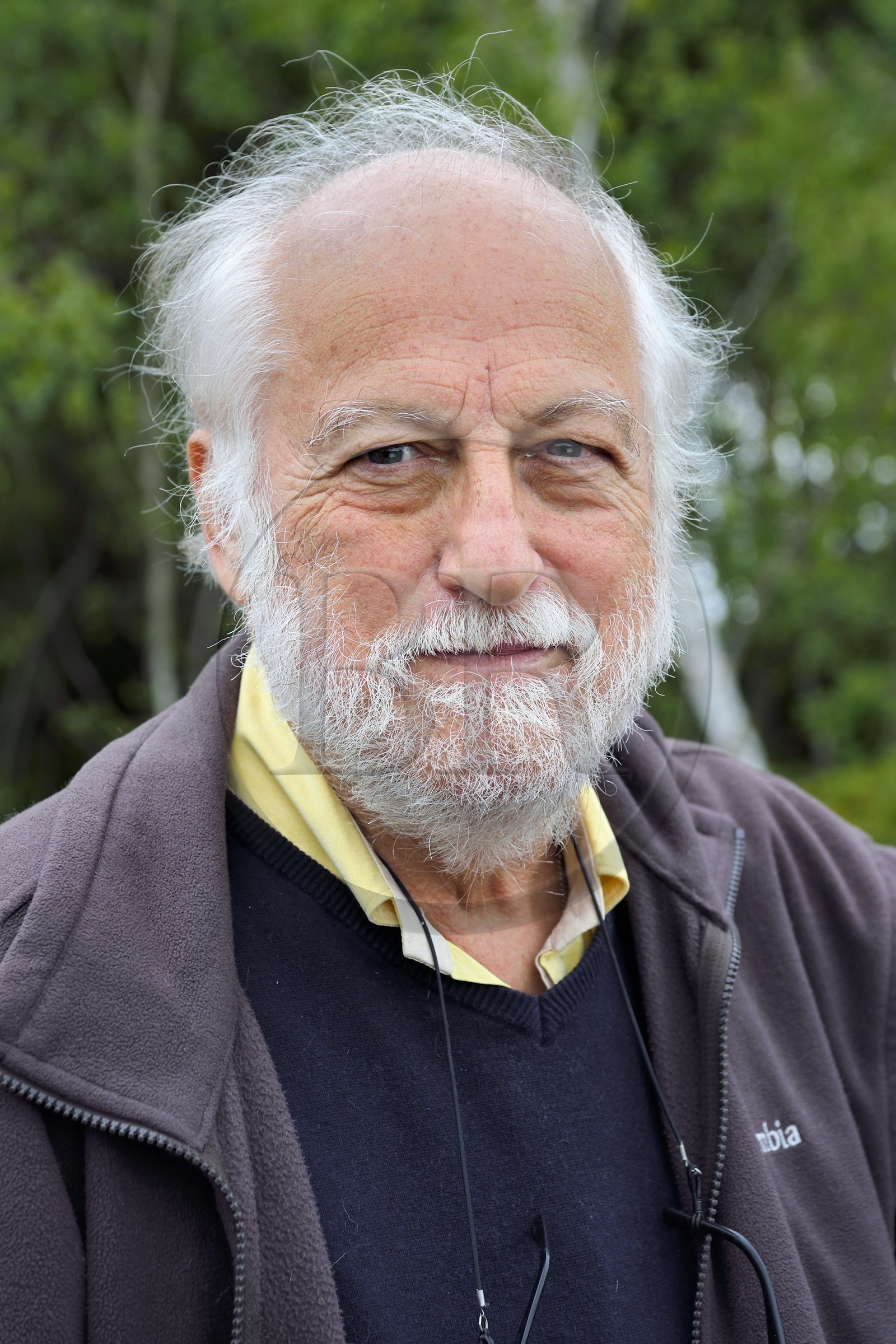 France, Puy-de-Dôme (63), Parc Naturel Régional des Volcans d'Auvergne, Chaine des Puys classée Patrimoine Mondial de l'UNESCO, Saint-Ours-les-Roches, volcan Lemptégy, ancienne carrière devenue site pédagogique ouvert au public, le volcanologue Pierre Boivin