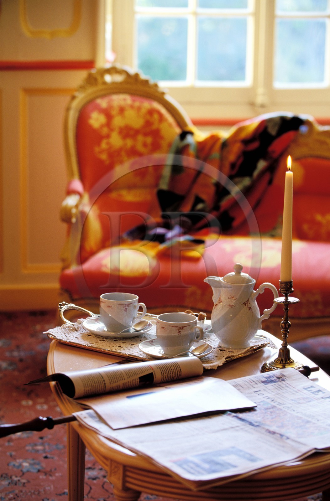 France, Haute-Saône (70), village de Gray, l' hôtel restaurant du château de Rigny