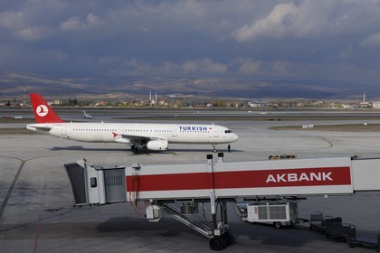 Turquie, Anatolie centrale, aéroport d'Ankara