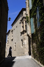 France, Aude (11), village de Caunes-Minervois, l'Hôtel Sicard (14è s.)