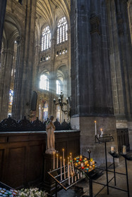 France, Paris (75), Les Halles district, the Saint-Eustache church,