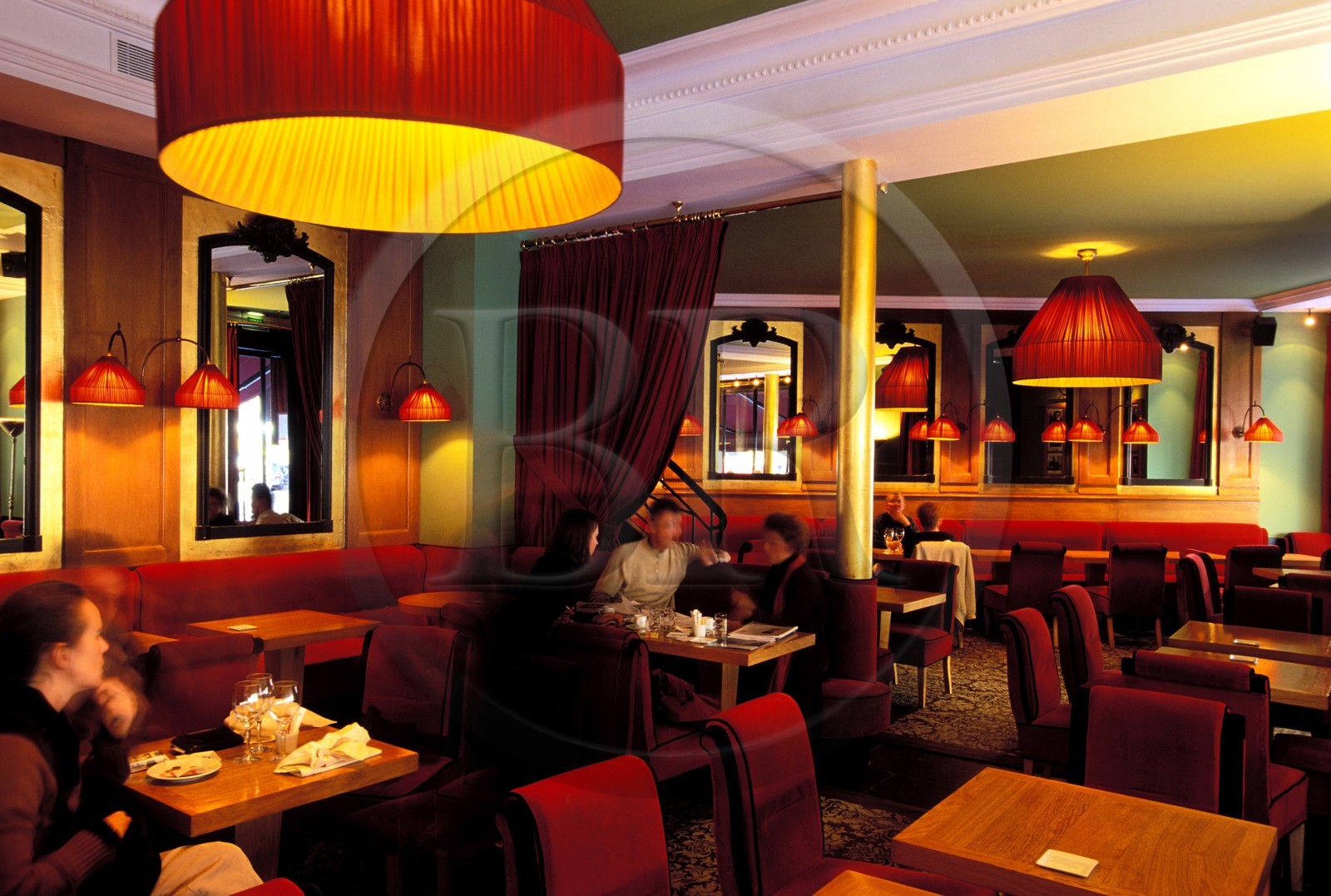 France, Paris 1er (75), café Ruc, rue Saint Honoré