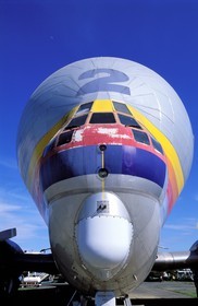 France, Haute Garonne, Toulouse, planes at the Museum of the old wings in Blagnac (great Guppy of the aerospace industry)