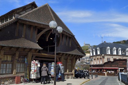 France, Seine-Maritime (76), Pays de Caux, Côte d'Albâtre, Etretat, ancien marché couvert