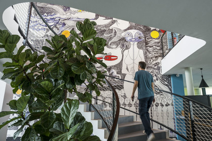 France, Charente-Maritime, Royan, the convention center (1957) designed by the architect-urban planner Claude Ferret