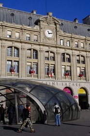 France, Paris (75), la gare Saint-Lazare