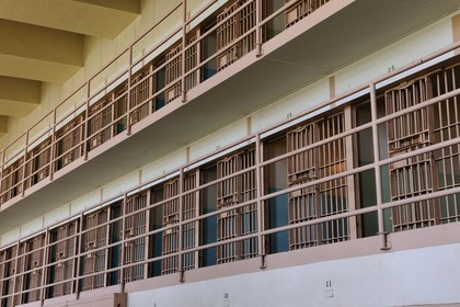 Etats-Unis, Californie, San Francisco, cellules du Q.H.S. de la prison d'Alcatraz