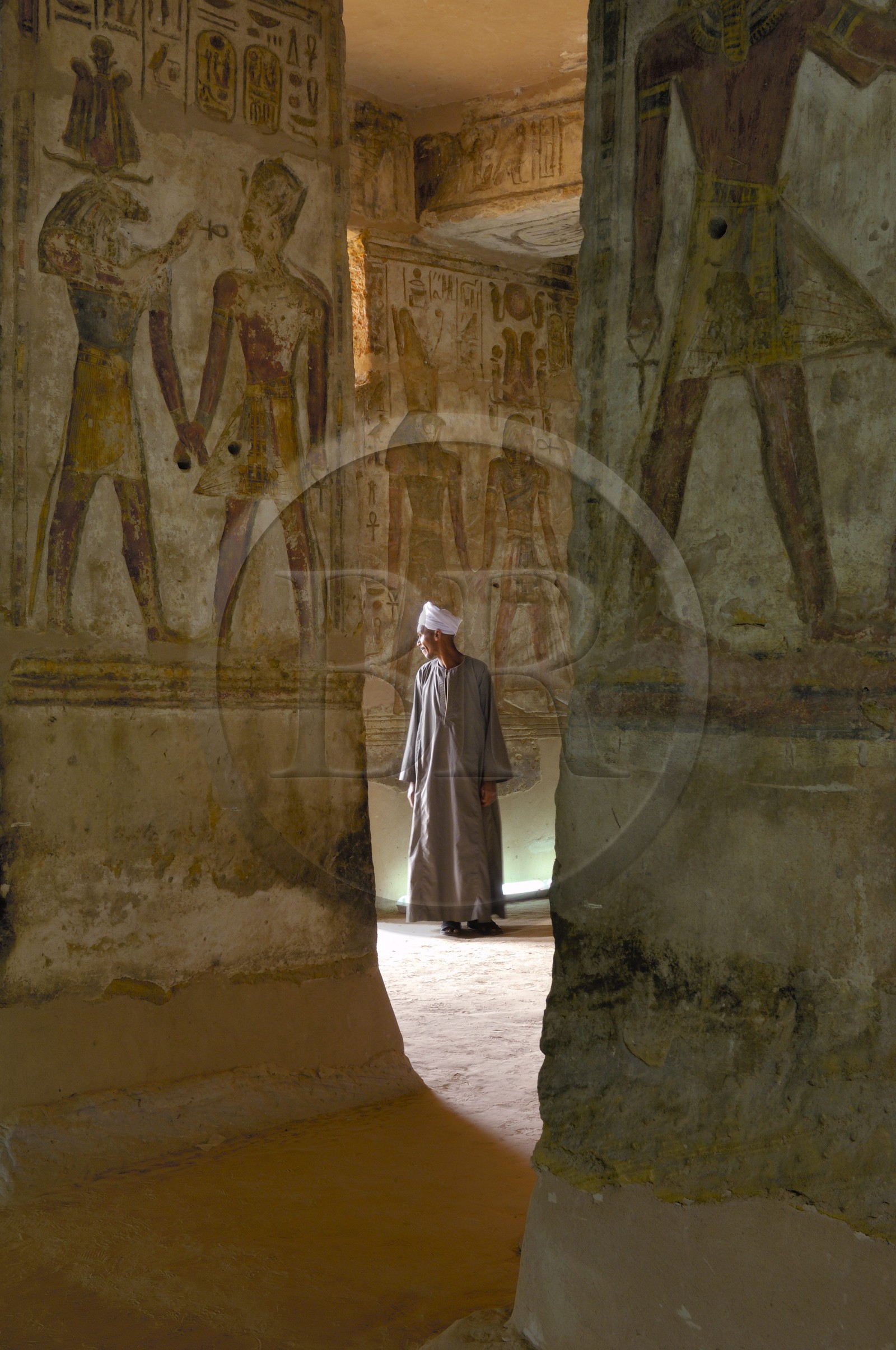 Egypte, Haute Egypte, Nubie, Lac Nasser, site d'Amada, temple de Derr