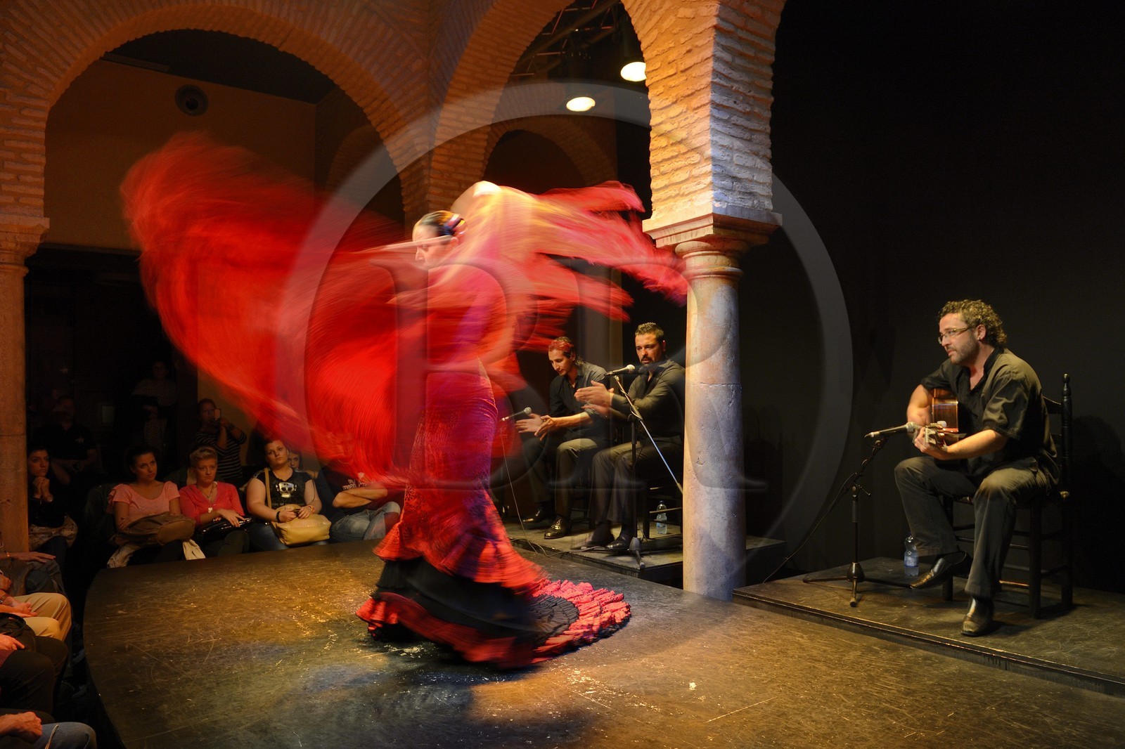 Espagne, Andalousie, Séville, quartier de Santa Cruz, musée de la dance flamenco