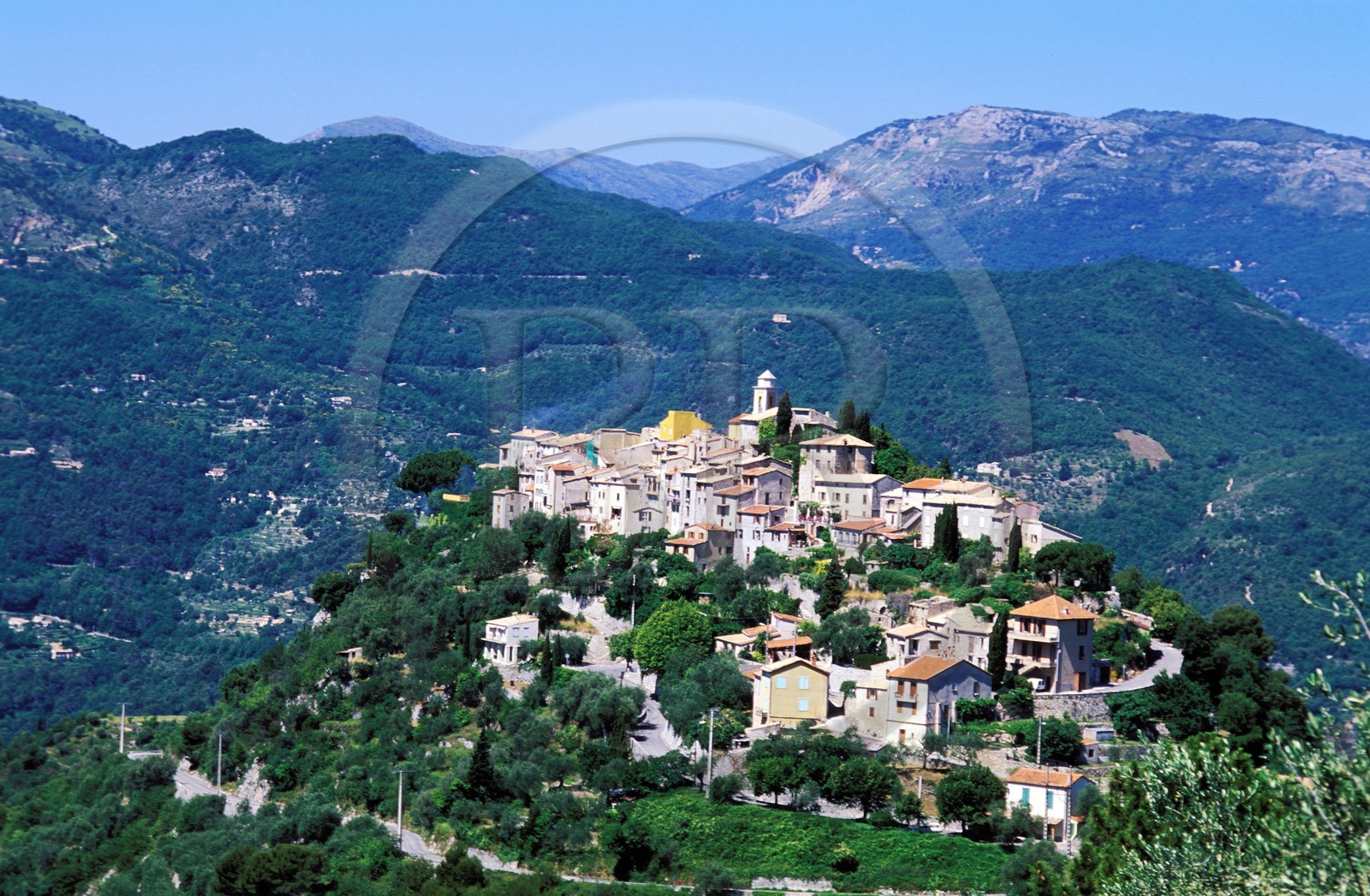 France, Alpes-Maritimes (06), le village perché de la Roquette-sur-Var