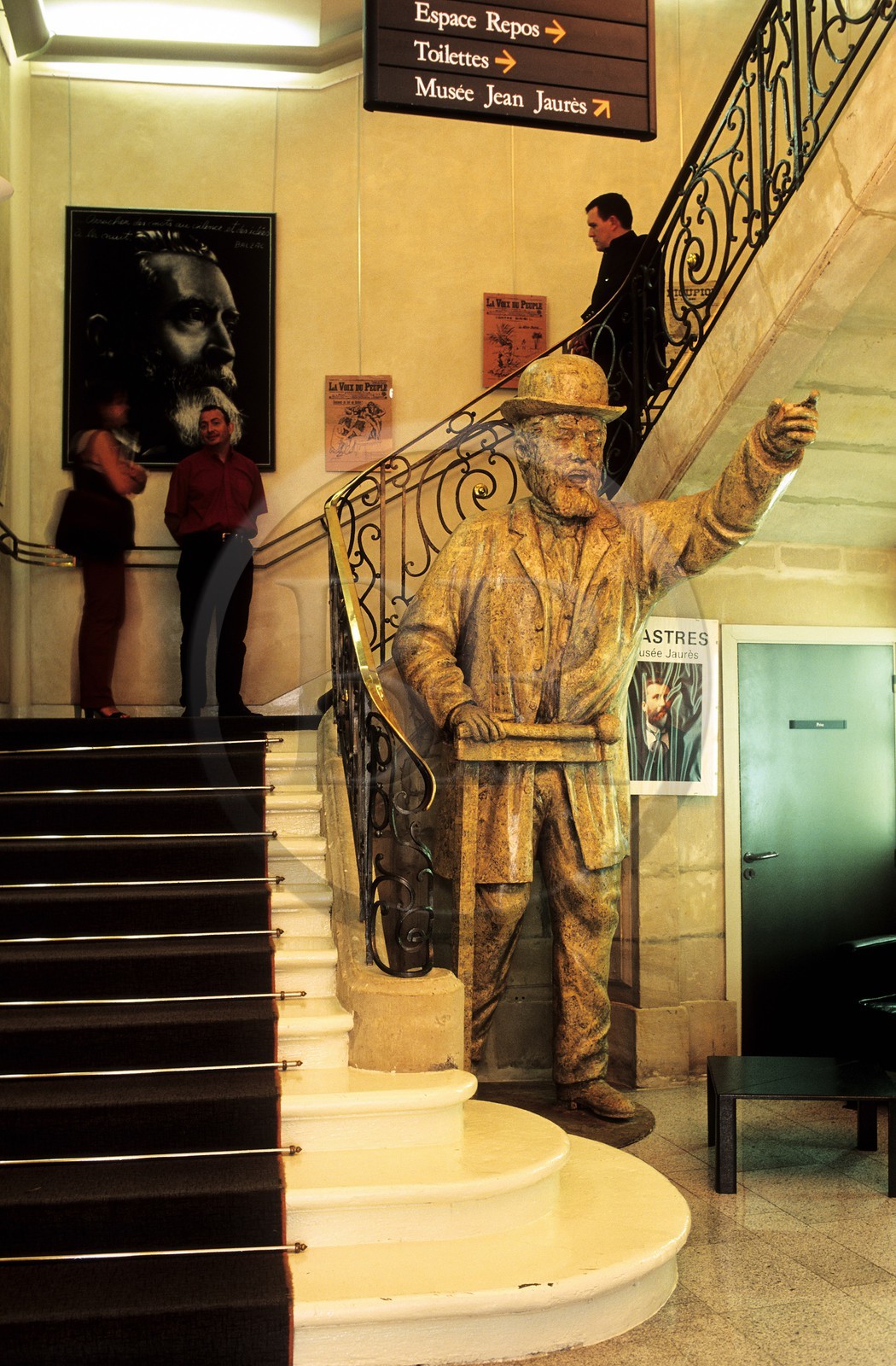 France, Tarn (81), Castres, musée Jean Jaurès
