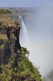 Zimbabwe, Matabeleland North Province,  Zambesi River, the Victoria Falls, listed as World Heritage by UNESCO