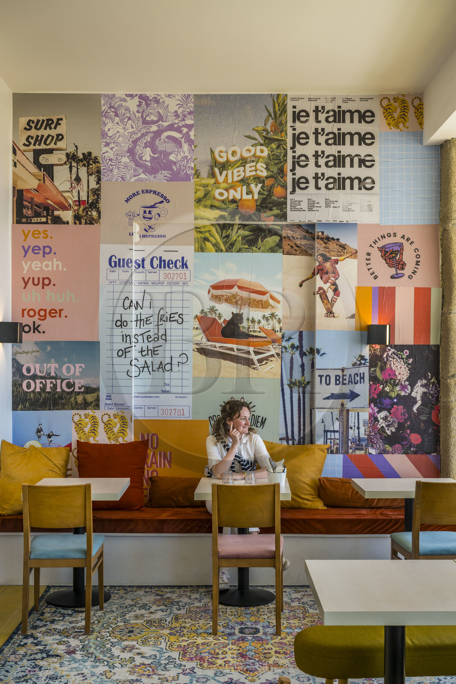 France, Vendée (85), Saint-Jean-de-Monts, le restaurant La Plage