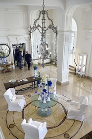 France, Alpes Maritimes, Saint Jean Cap Ferrat, Grand-Hotel du Cap Ferrat lobby, a 5 star palace from Four Seasons Hotel