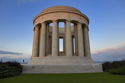 France, Meuse, Lorraine Regional Park, Cotes de Meuse, Monument to American soldiers at Montsec commemorating the offensives by U.S. forces on the Saint-Mihiel salient during the First World War