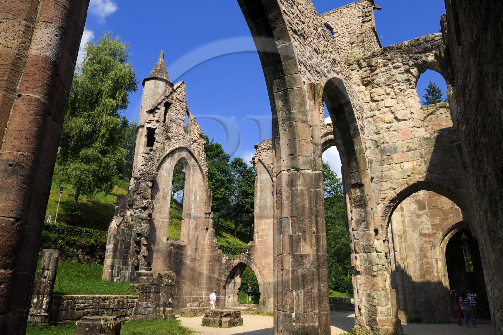Allemagne, Forêt Noire, Schwartzwald, Bade-Würtemberg, les ruines du couvent Allerheiligen (Tous les saints)