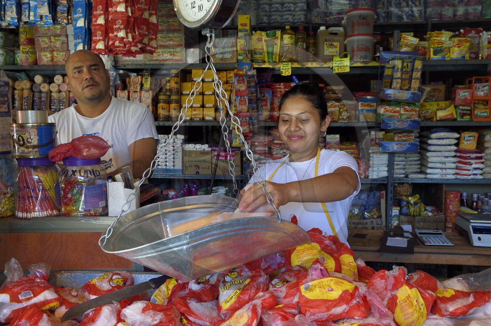 Nicaragua, Leon, marché du quartier de Sutiaba