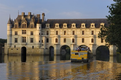 France, Indre et Loire, Chateau de Chenonceau of Renaissance style built between 1513 and 1522 on Cher River banks