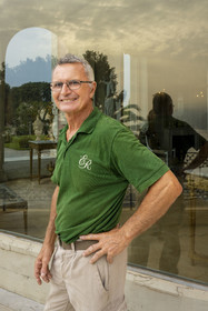 France, Alpes-Maritimes, Saint Jean Cap Ferrat, Villa and Gardens Ephrussi de Rothschild, head gardener André Castellan