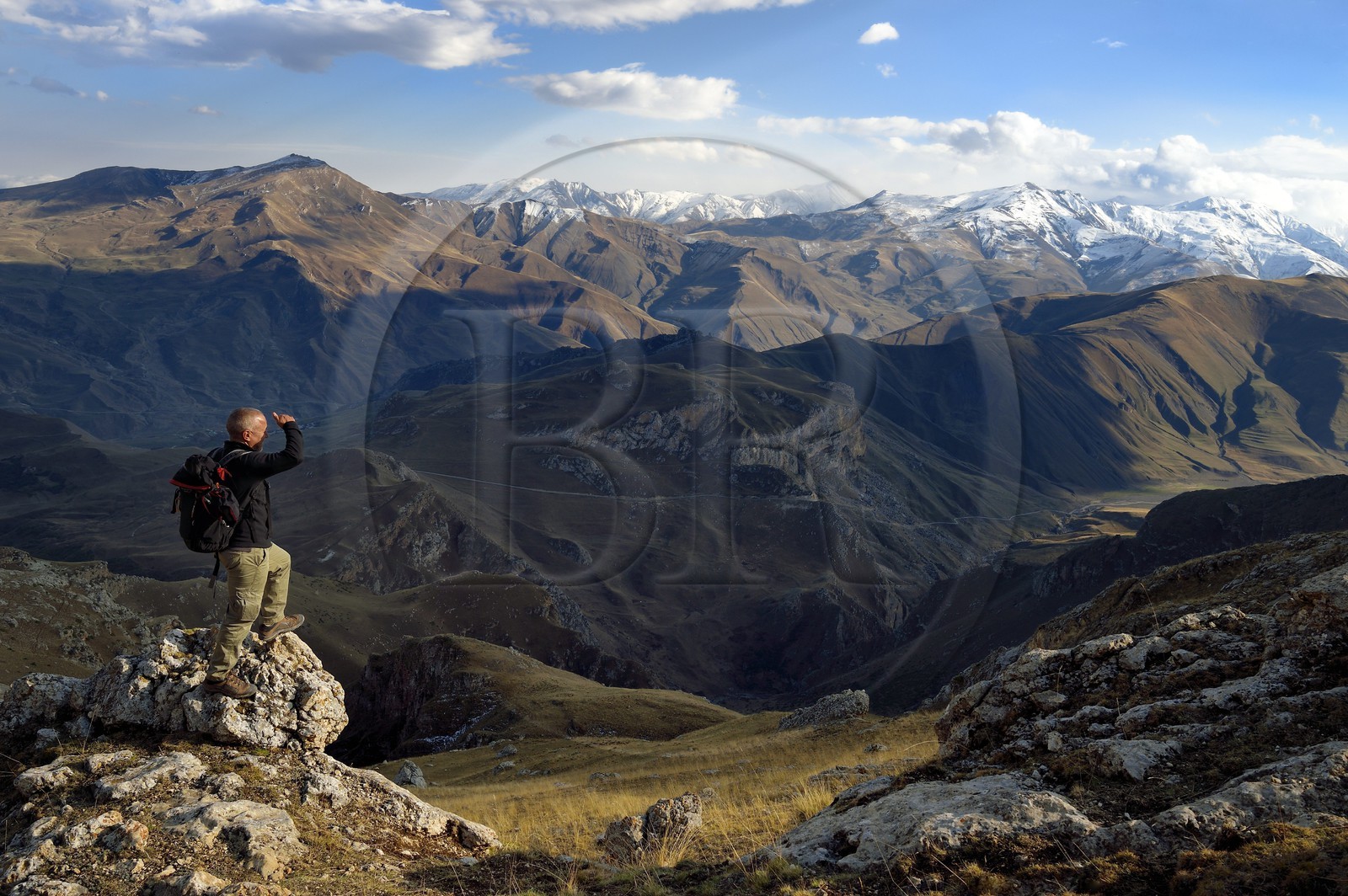 Azerbaïdjan, région de Quba (Guba), chaine de montagne du Grand Caucase, randonnée entre le village de Qalaxudat et de Giriz