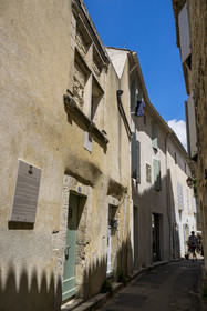France, Bouches du Rhone, Regional Natural Park of the Alpilles, Saint Remy de Provence, maison natale de Nostradamus rue Hoche