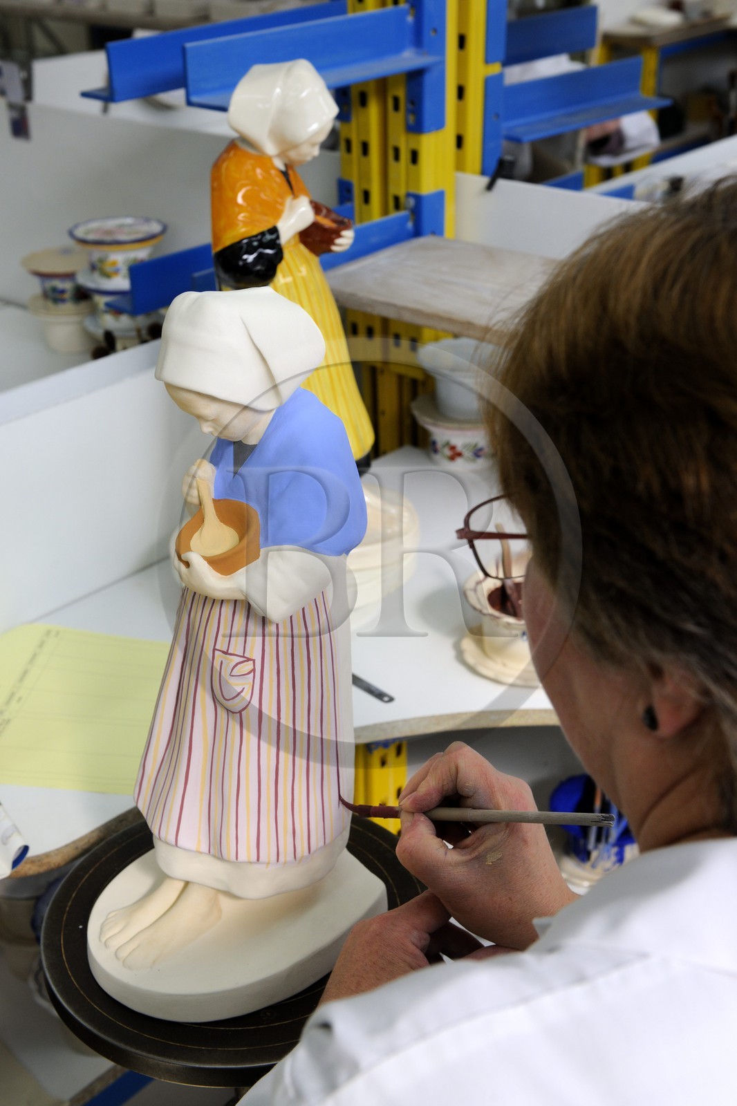 France, Finistère (29), Quimper, la faïencerie HB Henriot