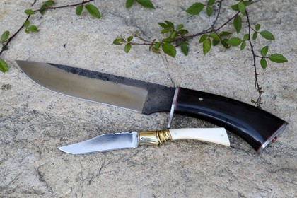 France, Corse du Sud, Alta Rocca, village of Levie, Lotus workshop where traditional knives are still hand-forged