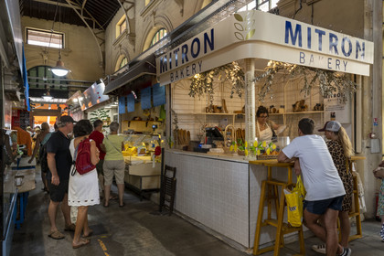France, Alpes-Maritimes, Menton, municipal covered market