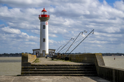 France, Loire-Atlantique, Saint-Nazaire, the Vieux Mole lighthouse