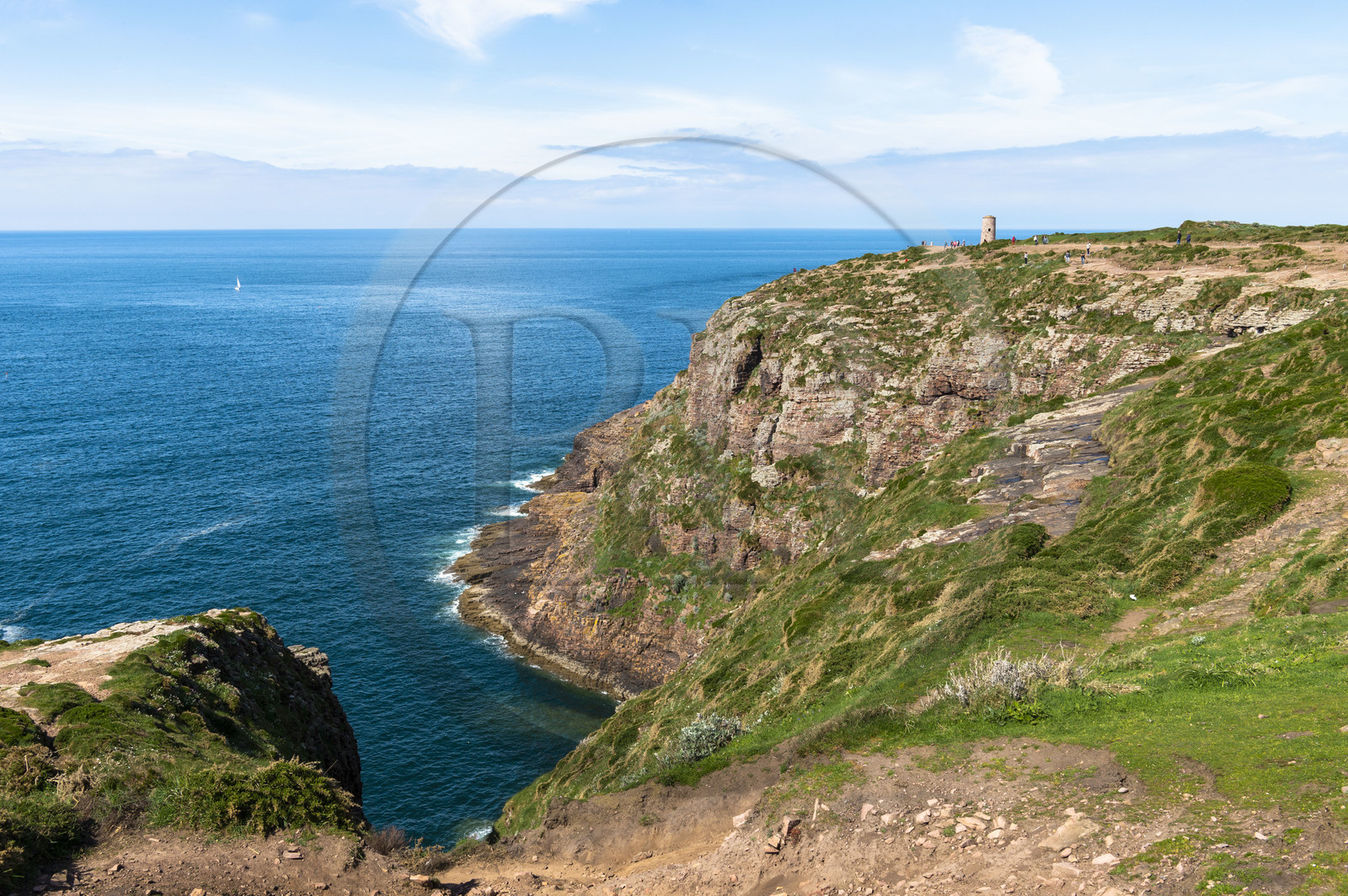 France, Ille et Vilaine, Cote d'Emeraude (Emerald Coast), Plevenon, the Cap Frehel