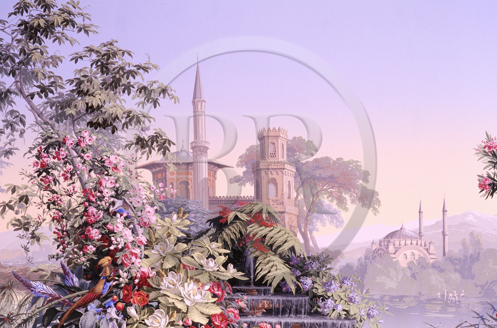 France, Haut-Rhin (68), Mulhouse, Rixheim, musée du papier peint