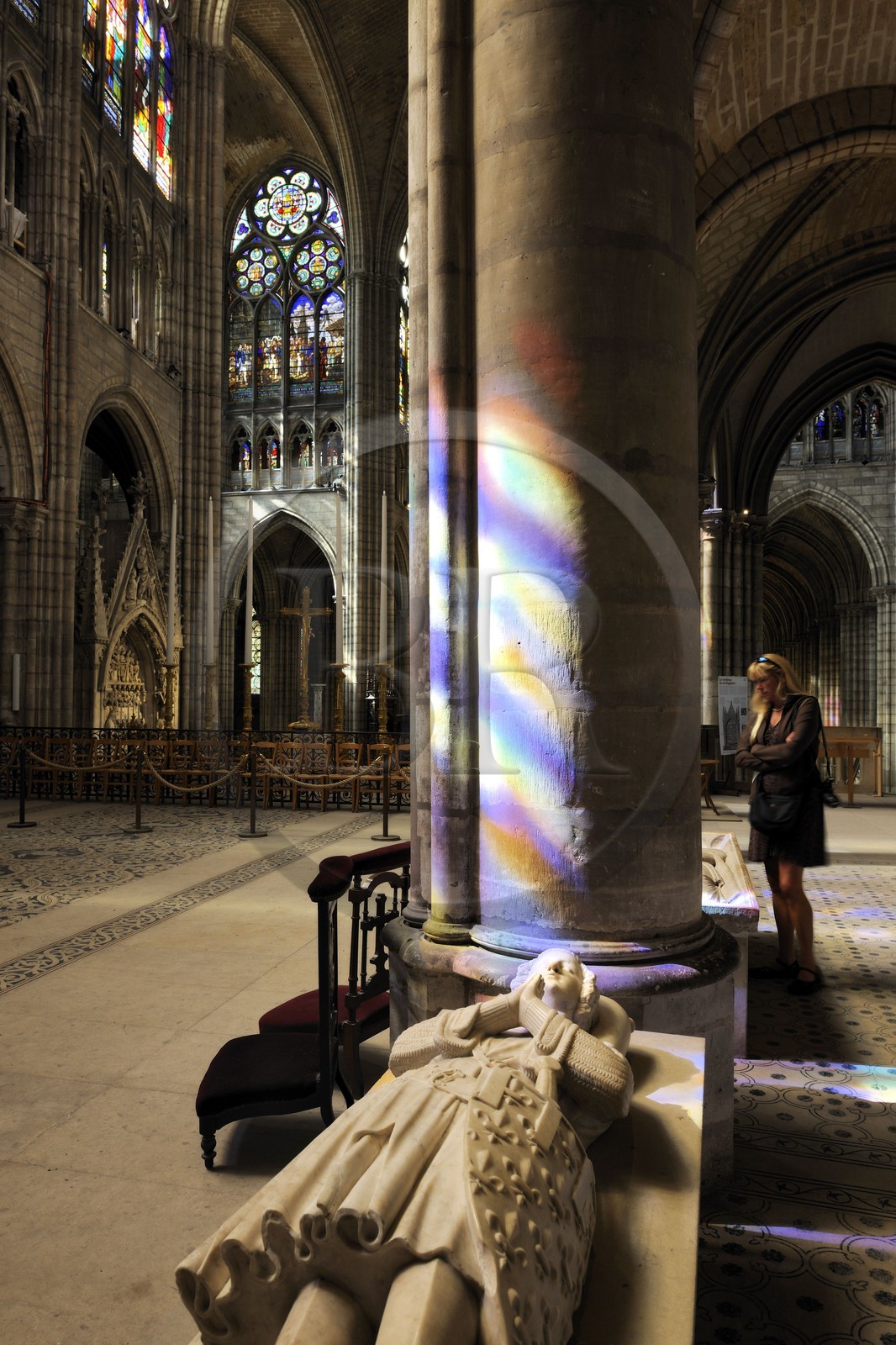 France, Seine-Saint-Denis (93), Saint-Denis, la basilique de Saint-Denis, gisant de Robert II d' Artois dit l'Enfant France, Seine-Saint-Denis (93), Saint-Denis, la basilique de Saint-Denis, gisant de Robert II d' Artois dit l'Enfant