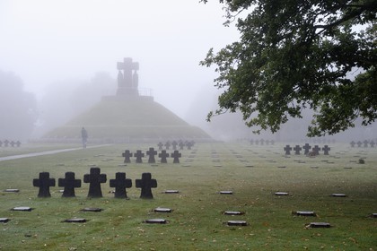 France, Calvados (14), La Cambe, Cimetière militaire allemand de la deuxième guerre mondiale