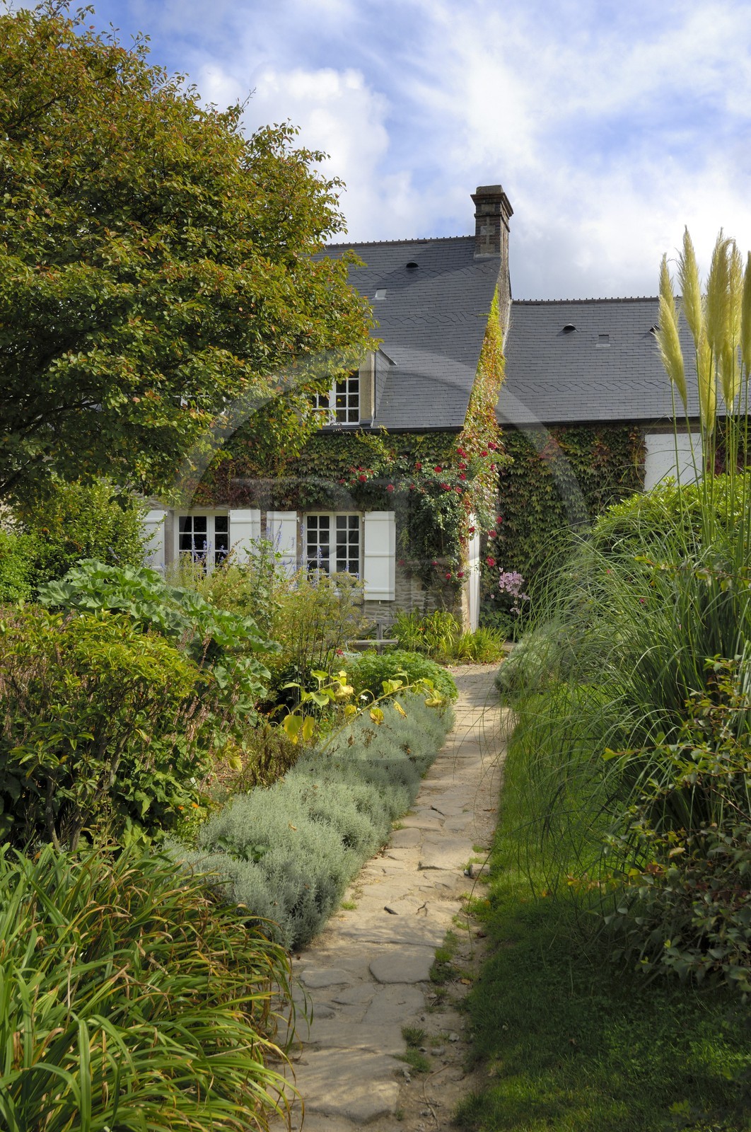 France, Manche (50), Cap de la Hague, Omonville-la-Petite, maison de Jacques Prévert