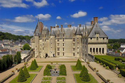 France, Indre et Loire, Loire Valley listed as World Heritage by UNESCO, Langeais, castle