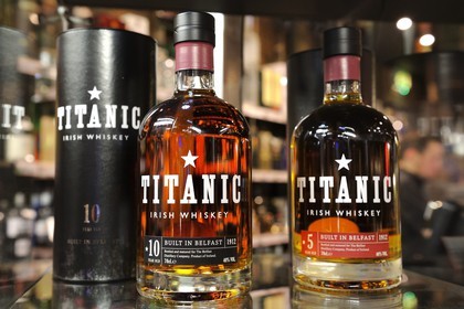 United Kingdom, Northern Ireland, Belfast, the Titanic Whiskey launched in 2011