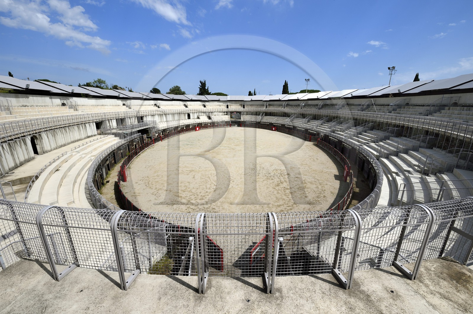 France, Var (83), Fréjus, Forum Julii, amphithéatre et arènes du Ier siècle