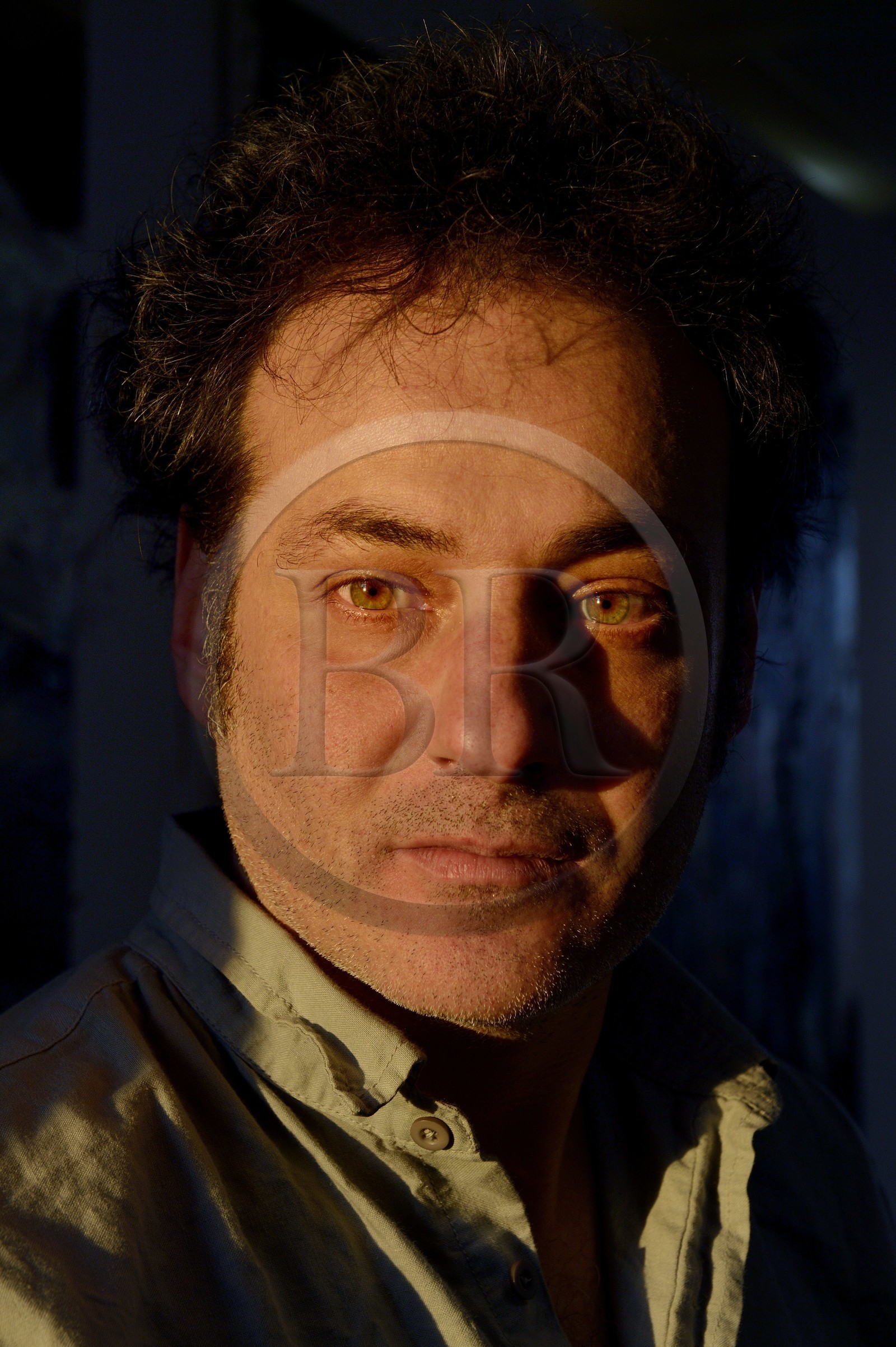 France, Val-d’Oise (95), Gonesse, atelier de l'artiste Fred Kleinberg au sein de l'entreprise Manutan