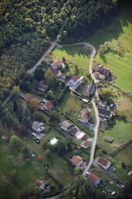 France, Bas-Rhin (67), Birkenwald (photo aérienne)