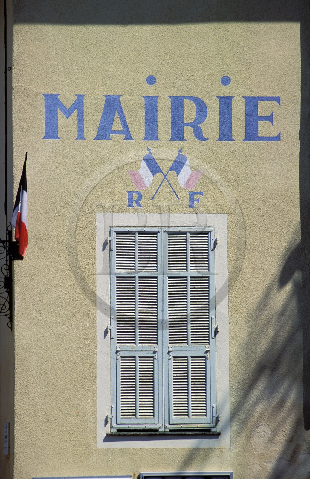 France, Alpes-Maritimes (06), vallée de la Roya (arrière pays niçois), la mairie du village perché de Saorge