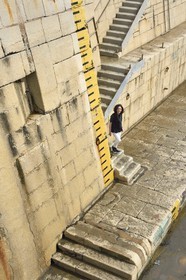 France, Var, Toulon, the naval base (Arsenal), refit basin said small Vauban basin built according to the plans of the engineer Antoine Groignard, the administrator and curator of the National Maritime Museum Cristina Baron