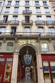 France, Rhone, Lyon, historical site listed as World Heritage by UNESCO, passage de l'Argue