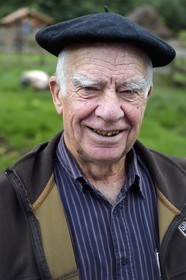 France, Pyrenees Atlantiques, Basque Country, Aldudes valley, Jean Pierre Curutchet from the village of Hélette