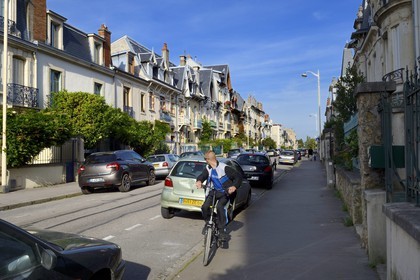 France, Meurthe-et-Moselle, Nancy, Art Nouveau houses Rue Felix Faure