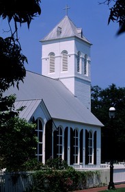 Etats-Unis, Floride, le Panhandle, Historic Pensacola Village, Old Christ Church (1830)