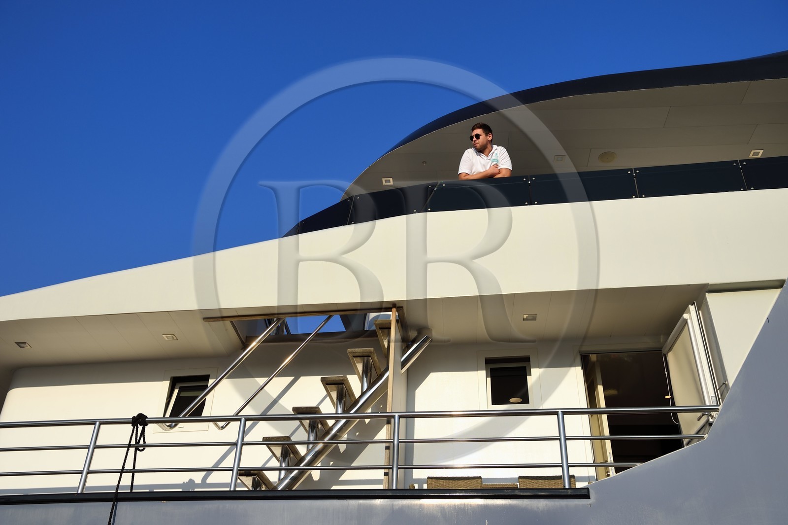 Croatie, Dalmatie, cote dalmate, bateau de croisière Ave Maria et son capitaine Rade Naranca