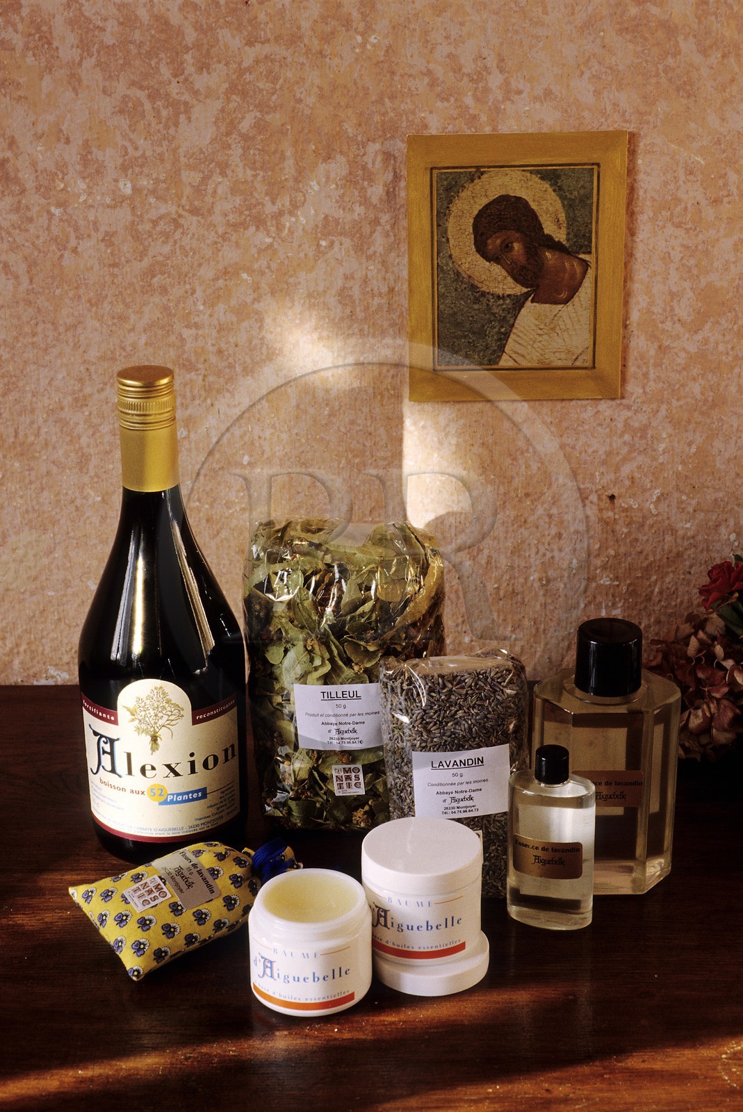 France, Drôme (26), produits de l' abbaye trappiste de Notre-Dame d' Aiguebelle